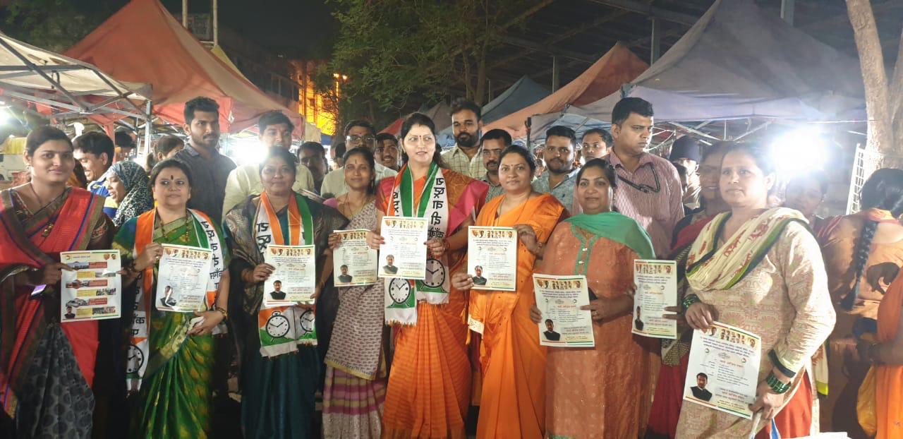 पिंपरीगावात पार्थ पवारांचा जोरदार प्रचार सुरू