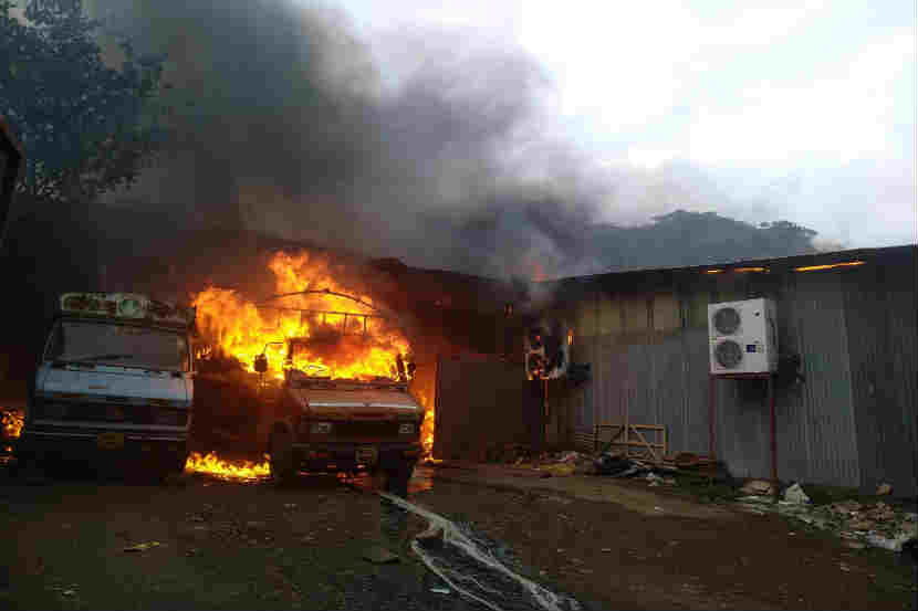 पुण्यातील येवलेवाडी भागातल्या गोडाऊनला भीषण आग