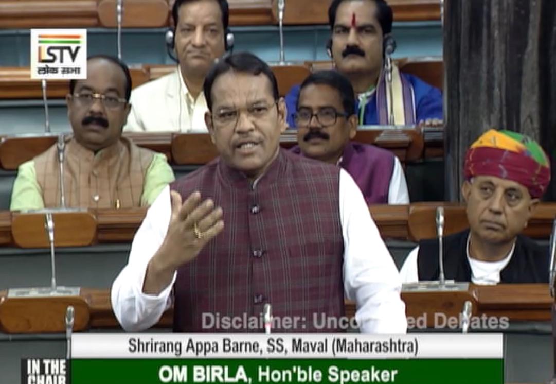 विषारी क्षार पाण्यात मिसळल्याने कर्करोग रुग्णांच्या संख्येत वाढ - खासदार श्रीरंग बारणे