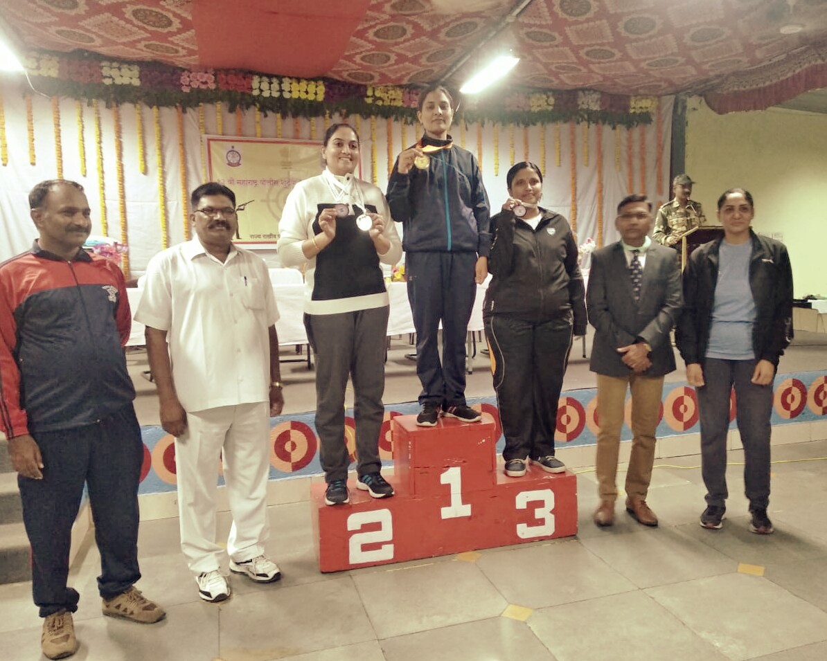 निगडी पोलीस ठाण्याच्या हवालदार परवीन पठाण यांची राज्यस्तरीय शूटिंग स्पर्धेत चमकदार कामगिरी