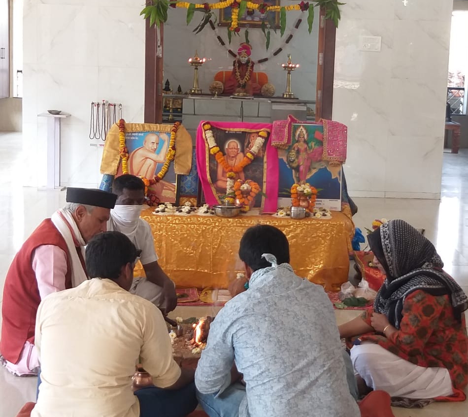 शिवतेजनगरमध्ये श्री स्वामी समर्थ महाराज प्रगटदिन साजरा