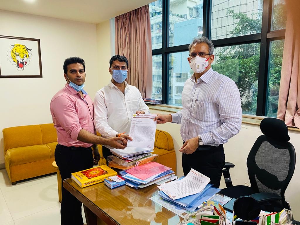 इरफान सय्यद यांच्या पुढाकाराने जिम चालकांच्या समस्या सुटणार; शिवसेना सचिव खासदार अनिल देसाईंची घेतली भेट..!