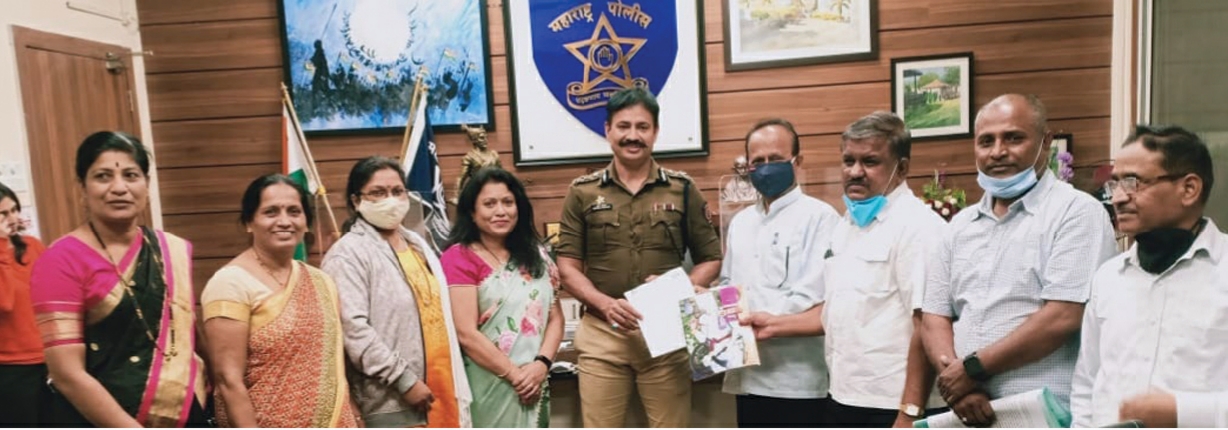 गुंडाना सरंक्षण देणाऱ्या राजकीय मंडळींवरच कारवाई करा; मराठा सेवा संघाची पोलीस आयुक्तांकडे मागणी