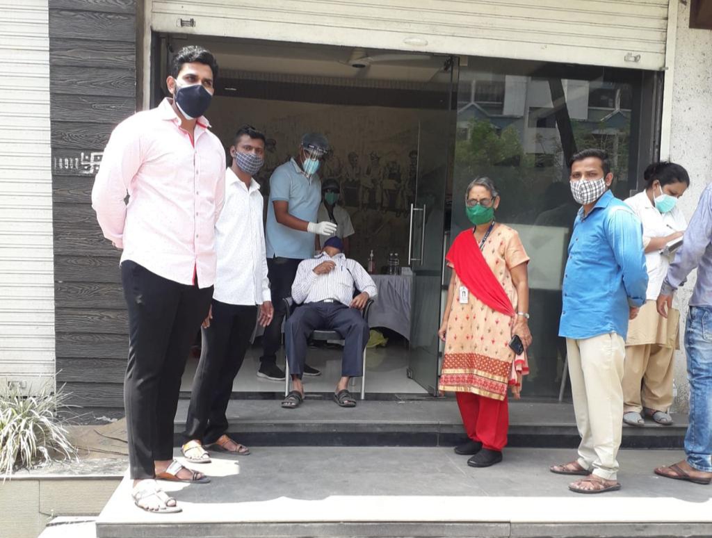 दापोडी गावचे ग्रामदैवत फिरंगाई देवीचा उत्सव यंदा रद्द; ग्रामस्थांच्या वतीने मोफत रॅपिड अँटिजन टेस्टचे आयोजन