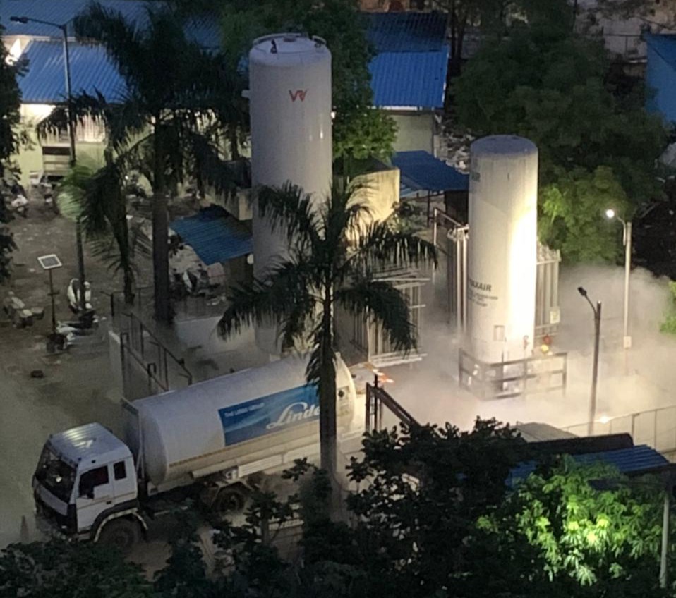 वायसीएम रूग्णालयात ऑक्सिजन गळती