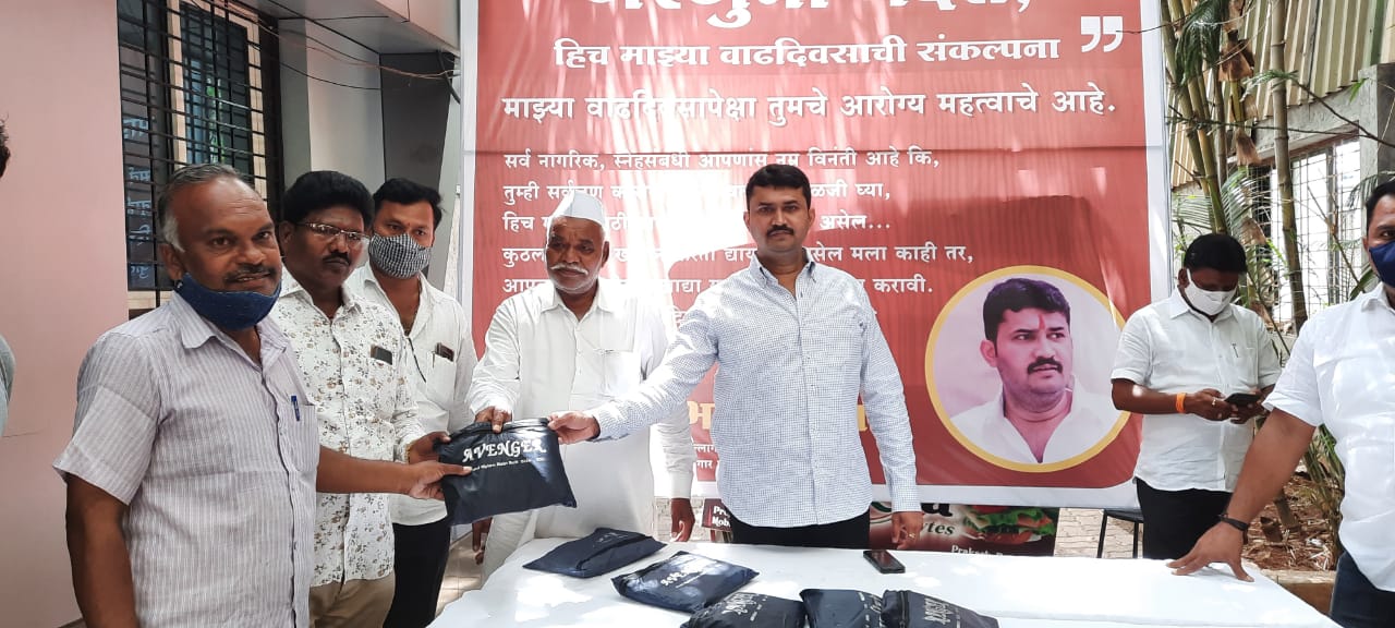 नागरिकांनी दिलेल्या वाढदिवसाच्या शुभेच्छा कोरोनायोद्ध्यांना समर्पित - इरफानभाई सय्यद