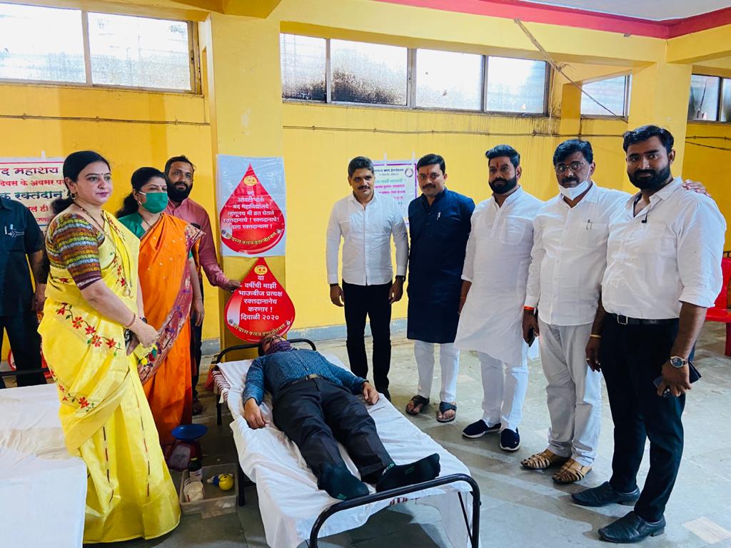 शिवसेना शहर संघटक सचिन सानप यांचा वाढदिवस विविध उपक्रमांनी साजरा