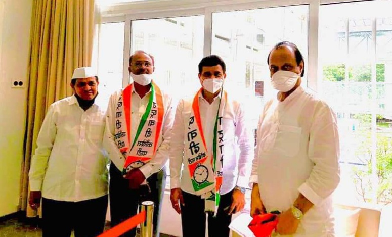 आमदार लक्ष्मण जगताप समर्थक राजू लोखंडे यांचा राष्ट्रवादीत प्रवेश