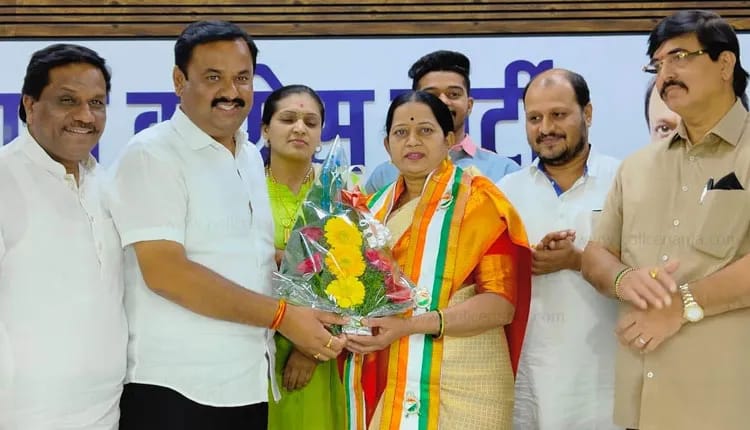 गजानन मारणेंच्या पत्नी, माजी नगरसेविका जयश्री मारणे यांचा राष्ट्रवादी काँग्रेसमध्ये जाहीर प्रवेश