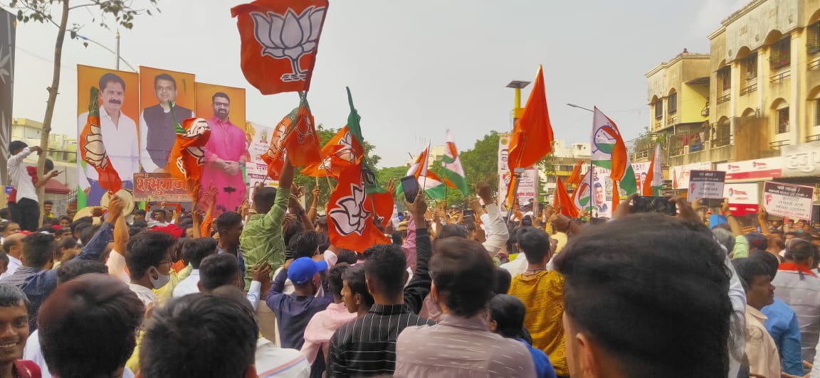 पूर्णानगर येथील राडाप्रकरणी भाजप-राष्ट्रवादीच्या कार्यकर्त्यांवर गुन्हा दाखल