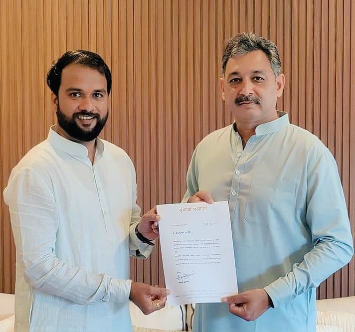 स्वराज्य संघटनेच्या अधिकृत प्रवक्तेपदी डाॅ. धनंजय जाधव यांची निवड