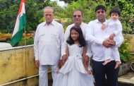 पिंपळेगुरव मध्ये चार पिढ्यांनी केले तिरंग्याला अभिवादन