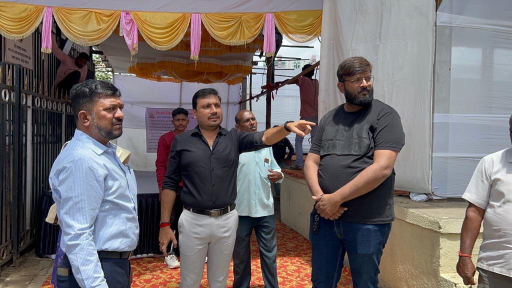 पिंपळे सौदागर येथील देवीआई माता व दत्त मंदिर विसर्जन घाट सज्ज