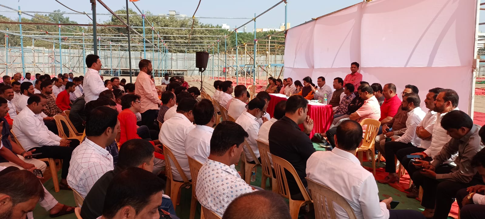 पिंपरी-चिंचवडमध्ये अटल महाआरोग्य शिबिराची तयारी अंतिम टप्प्यात; भाजपा शहराध्यक्ष शंकर जगताप यांच्याकडून पाहणी