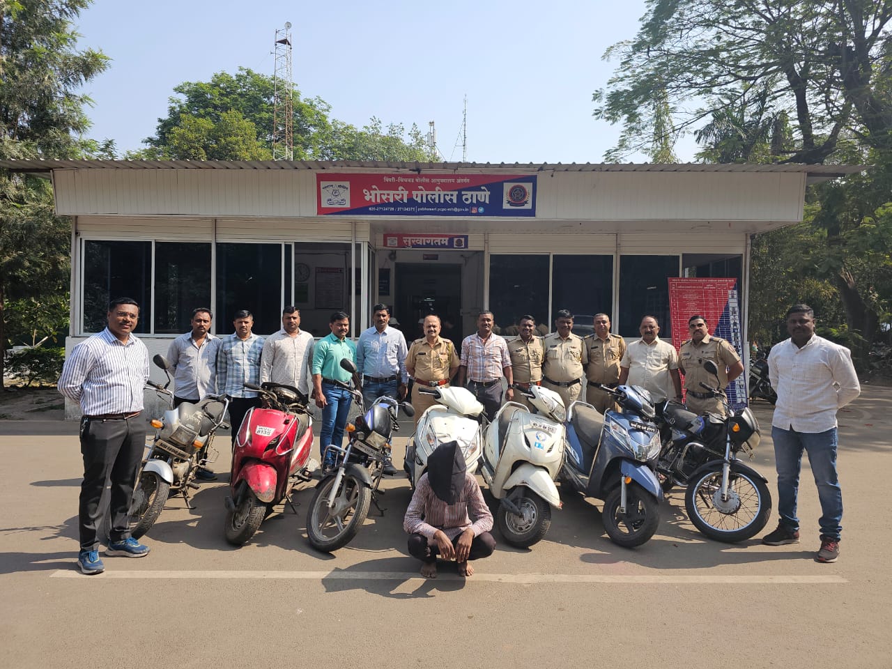 दुचाकी चोरणाऱ्या सराईताला बेड्या, ७ दुचाकी हस्तगत; भोसरी पोलिसांची कामगिरी