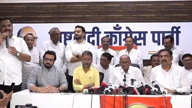 अखेर निलेश लंके शरद पवारांच्या राष्ट्रवादीत डेरेदाखल, मात्र वसंत मोरे प्रवेश न करताच माघारी