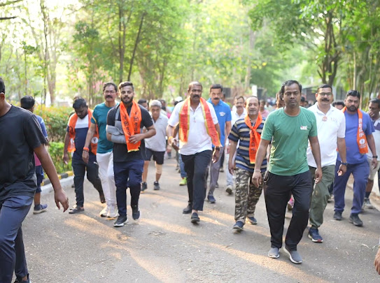 संजोग वाघेरे पाटील यांची प्रचारासाठी 