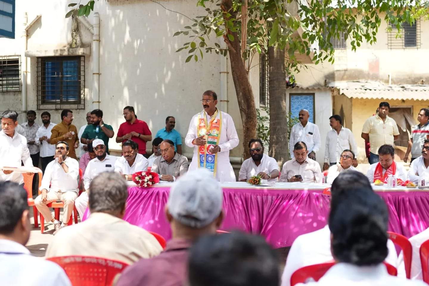 आमच्या हातातील 'मशाल' विरोधकांना भस्म करेल - बबनदादा पाटील