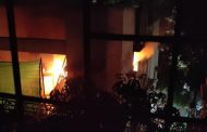 शाहूनगर येथील एका फ्लॅटमध्ये लागलेल्या आगीत मोठे नुकसान