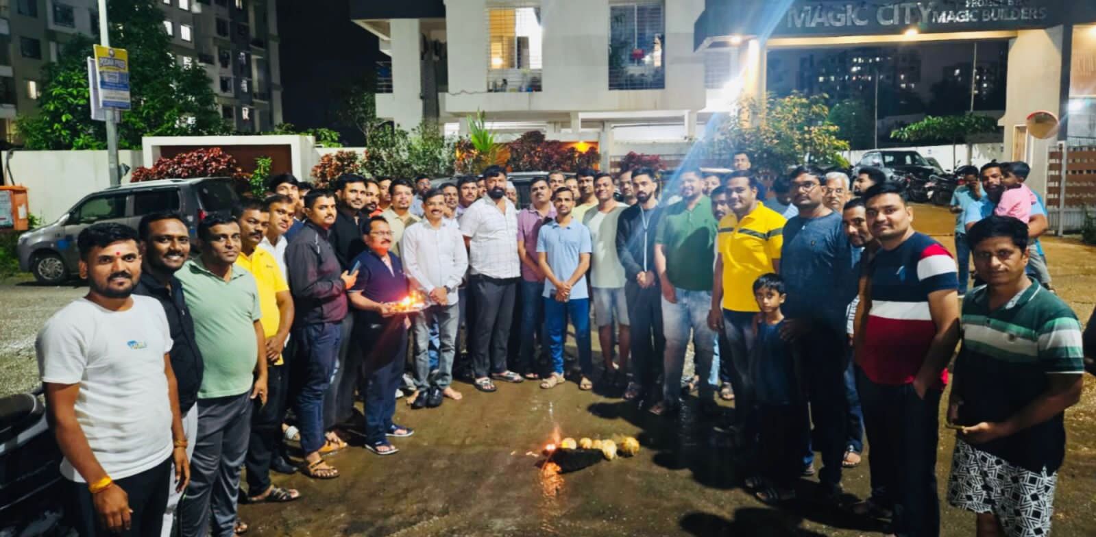 डुडूळगाव येथील सोसायटीचा ड्रेनेज प्रश्न ‘निकालात’