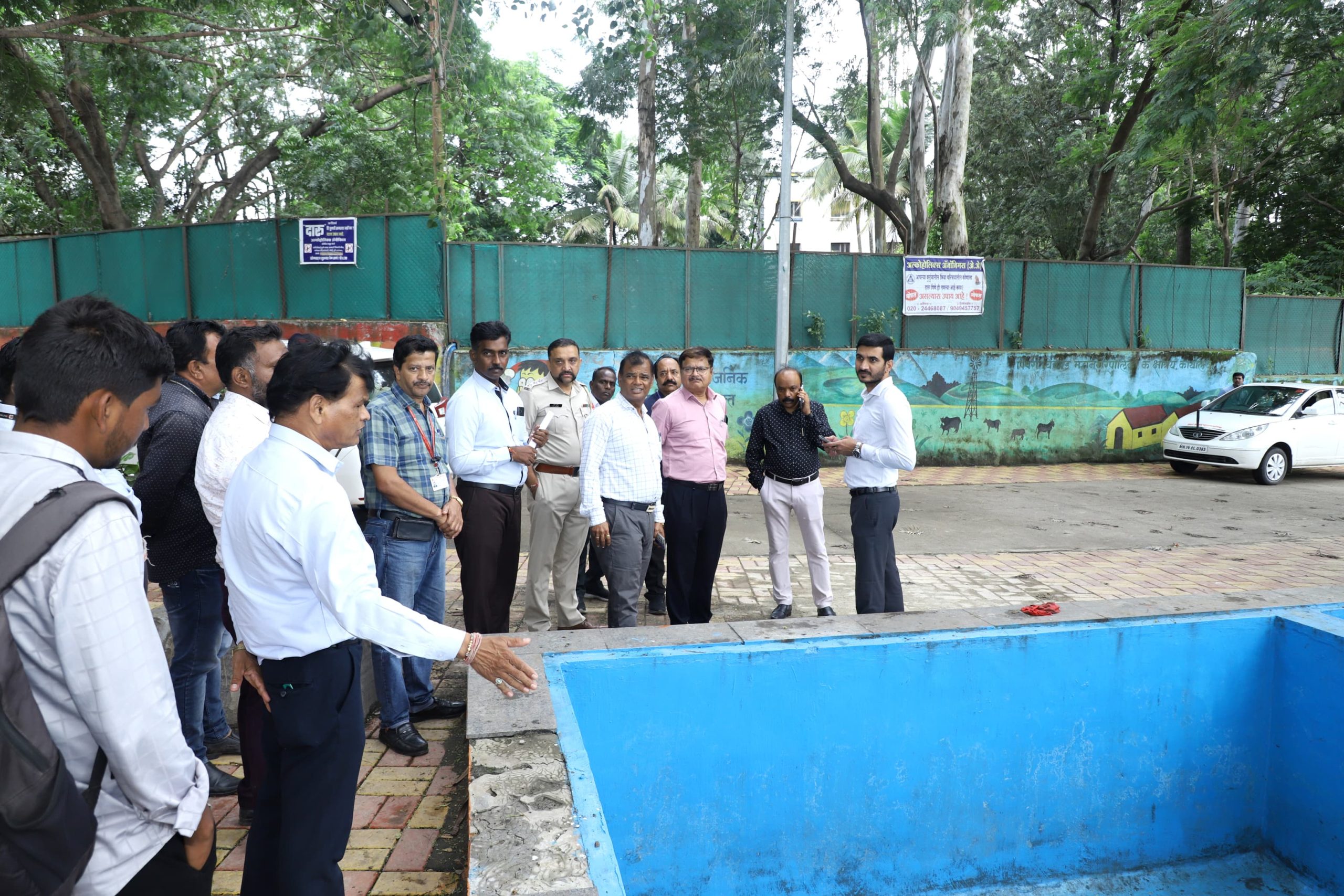 गणेशोत्सवाच्या पार्श्वभूमीवर अतिरिक्त आयुक्त प्रदीप जांभळे पाटील यांनी केली विसर्जन घाटांची पाहणी