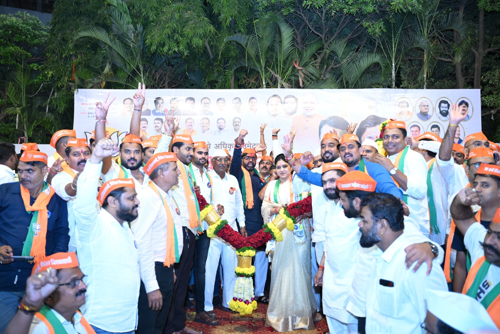 नागेश्वर महाराजांची शपथ.. मोशीचा एकोपा कायम ठेवणार - आमदार महेश लांडगे