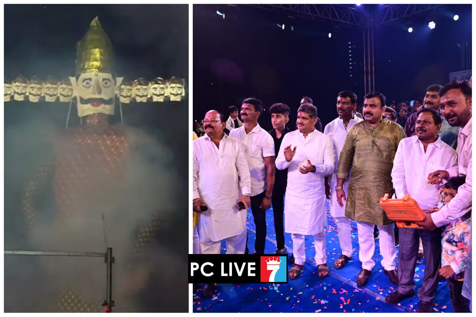 अभूतपूर्व गर्दीचा उच्चांक.. संदीप वाघेरे आयोजित रावण दहन सोहळा रेकॉर्ड ब्रेक गर्दीसह उत्साहात संपन्न