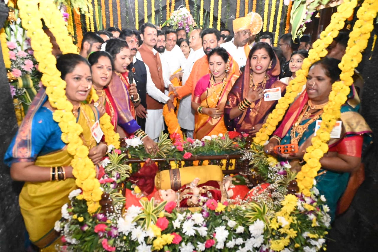 किल्ले शिवनेरी येथे शिवजन्मोत्सव सोहळा मोठ्या उत्साहात साजरा