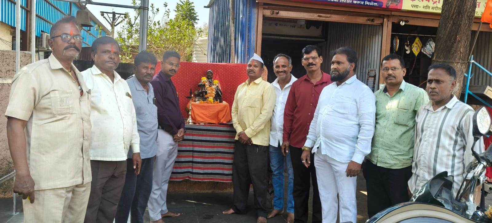 भिमशक्तीनगर सामाजिक विकास संस्थेच्या वतीने शिवजयंती उत्साहात साजरी