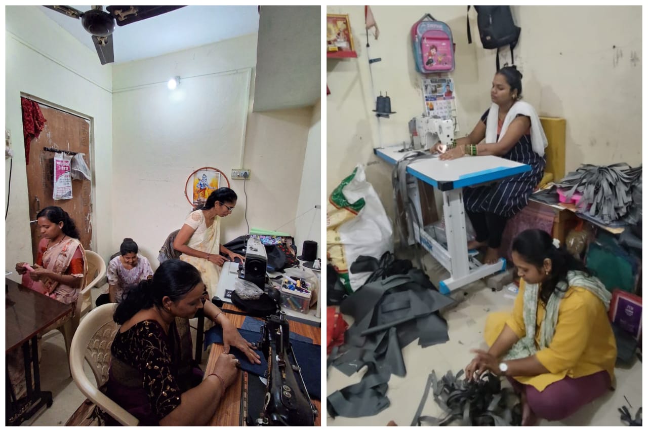 बचतगटाच्या महिलांनी ३ हजार १४५ स्कूल बॅग शिवून मिळवले लाखो रुपयांचे उत्पन्न