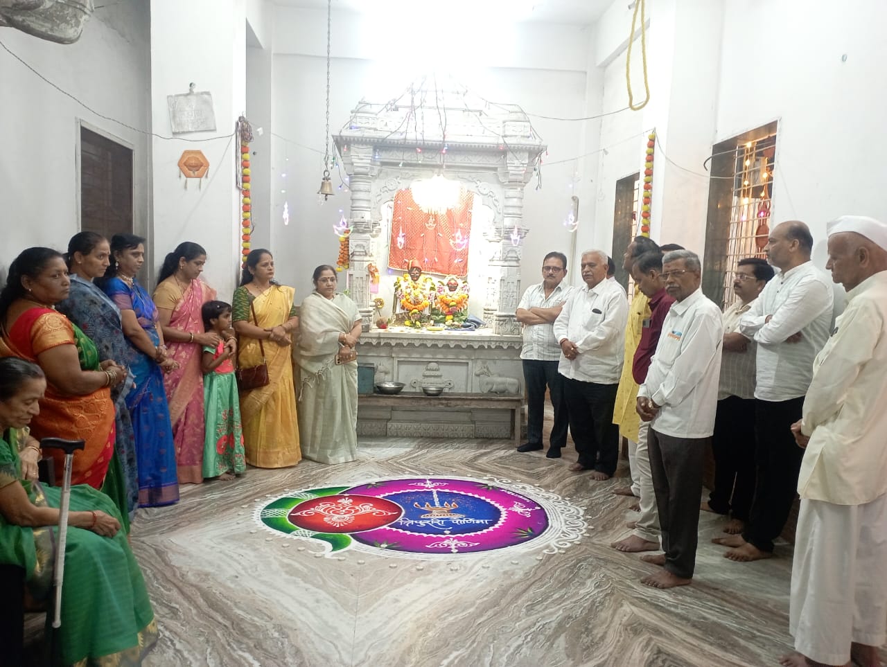 अखिल भारतीय ब्राह्मण महासंघ पिंपरी चिंचवडच्या वतीने दीपोत्सव साजरा