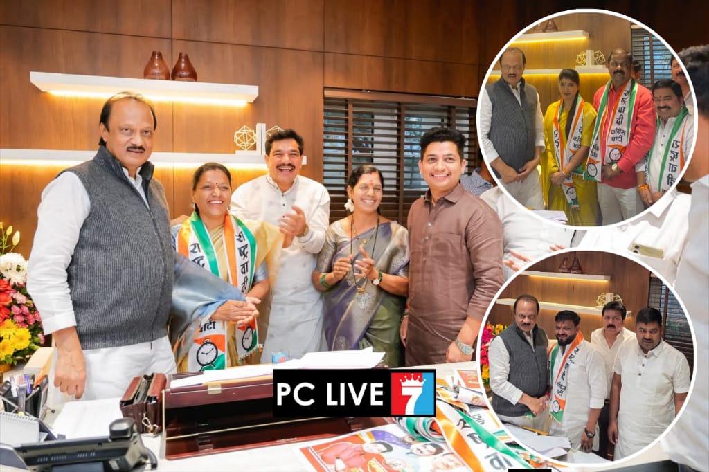 निवडणुकीची घोषणा होताच अजितदादांकडून 'दे धक्का'; भाजपच्या माजी नगरसेविका अश्विनी जाधव यांच्यासह शिवसेनेच्या अनेक पदाधिकाऱ्यांचा राष्ट्रवादीत प्रवेश