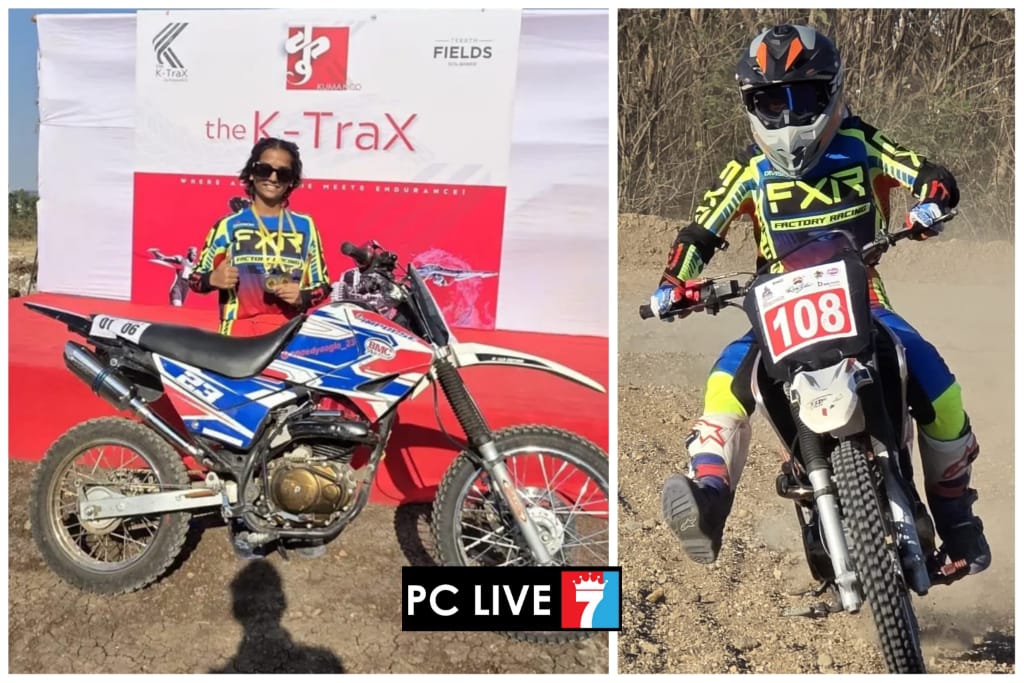 'डर्ट ट्रॅक रेस 2026' स्पर्धेत सारंगी करंजावणे हिने पटकावला मानाचा पुरस्कार