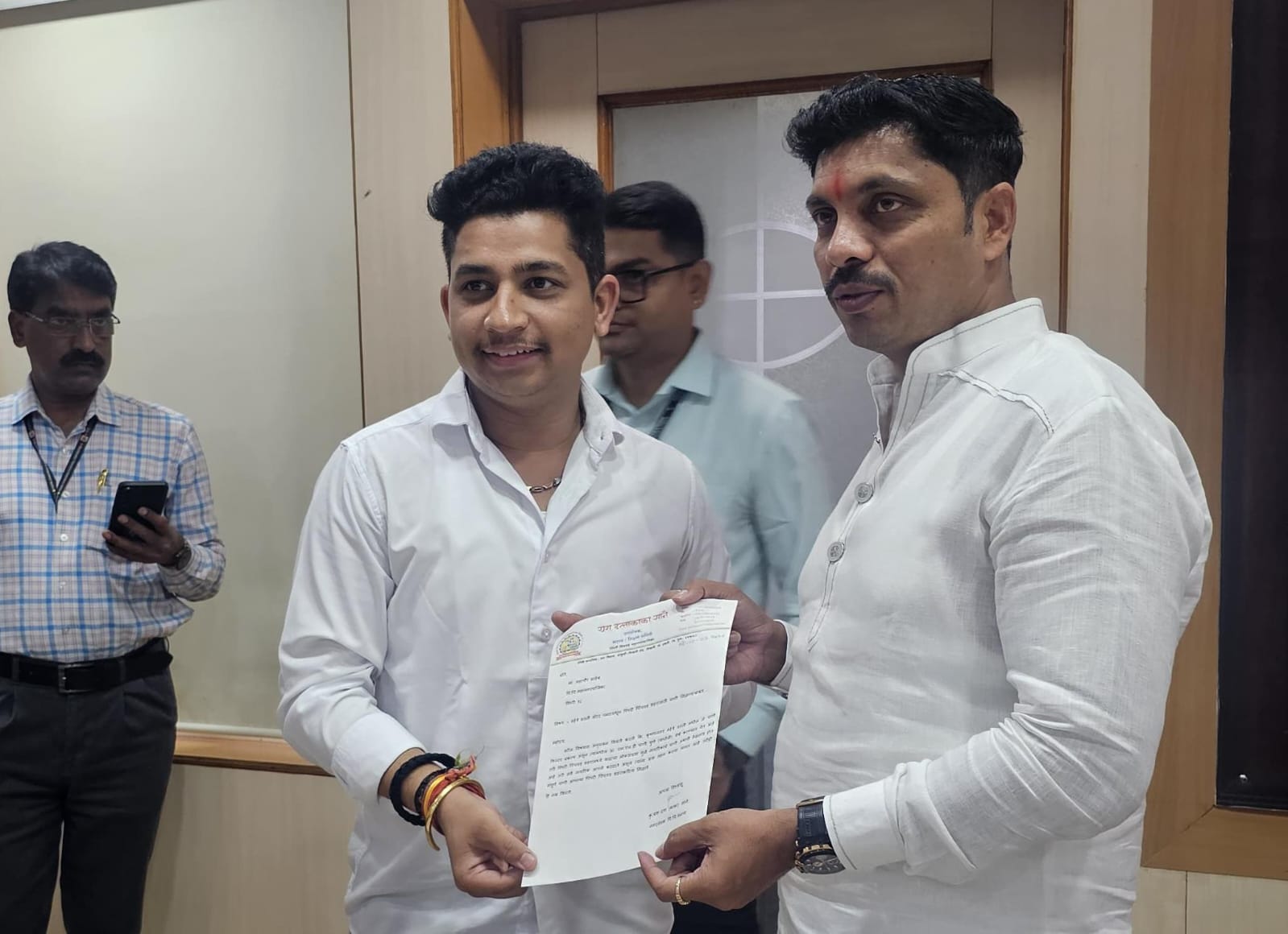 म्हेत्रे वस्ती वॉटर प्लांटमधील संपूर्ण पाणी पिंपरी-चिंचवड शहराला मिळावे; नगरसेवक यश साने यांची मागणी