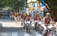 किर्लोस्कर वसुंधरा आंतरराष्ट्रीय चित्रपट महोत्सवांतर्गत नदी वाचवा-जीवन वाचवा संदेश देण्यासाठी सायकल रॅली