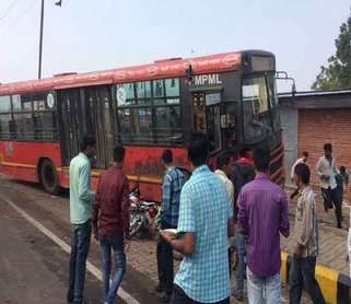 भोसरीत धावली चालकाविना बस; मोठी दुर्घटना टळली