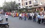 वाढत्या गुन्हेगारीच्या निषेधार्थ पूर्णानगरमधील रहिवाशांचा मुकमोर्चा
