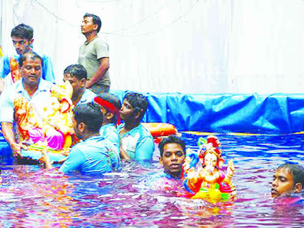 कृत्रिम तलावात गणेश मूर्तींच्या विसर्जनला सनातनचा विरोध