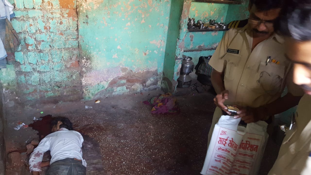 निगडीत तरूणाच्या डोक्यात सिमेंटचा गट्टू घालून खून