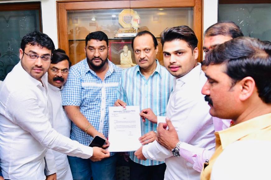 पिंपरी चिंचवड शहर राष्ट्रवादी युवकच्या कार्याध्यक्षपदी योगेश गवळी यांची निवड