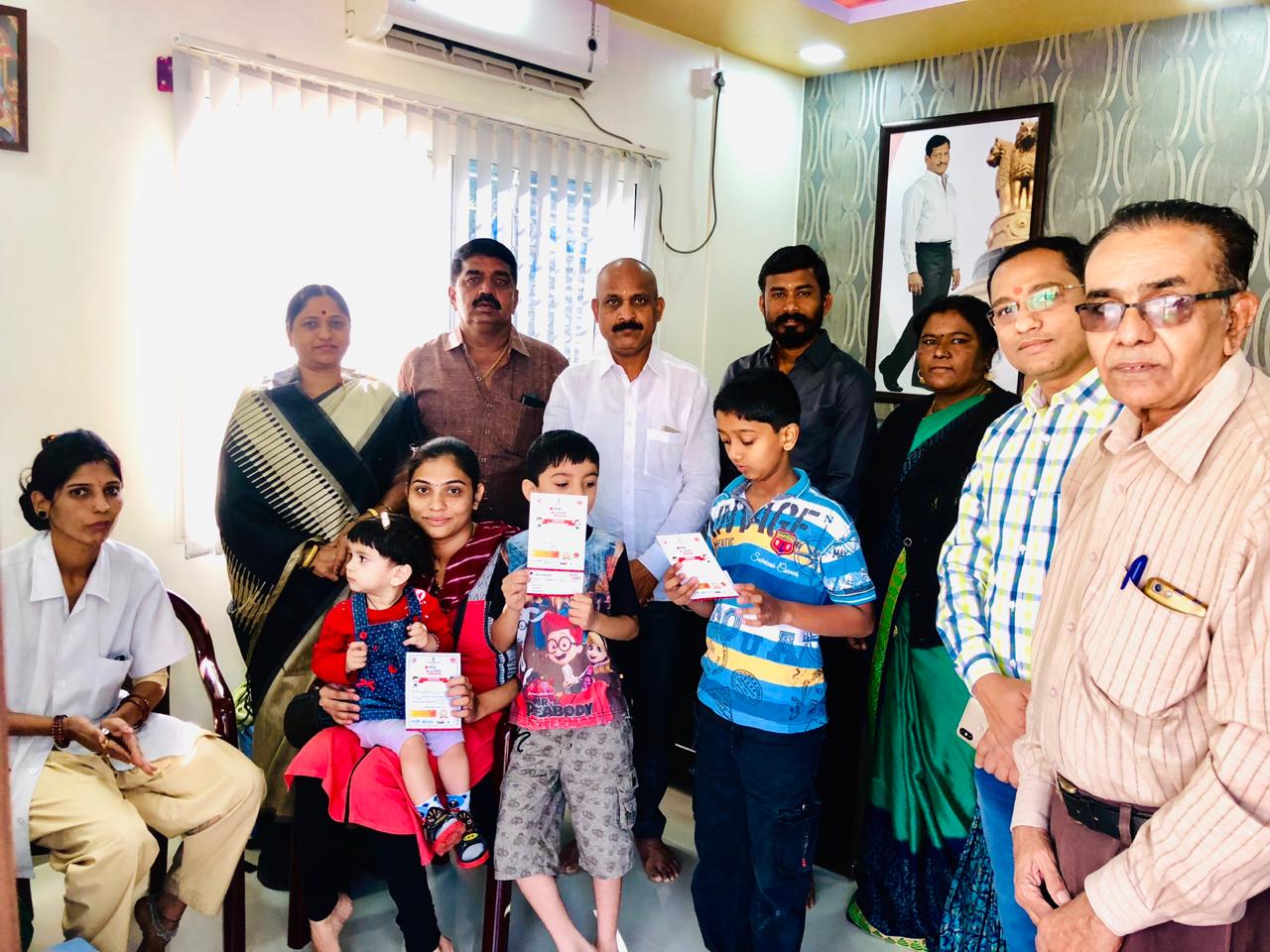 नगरसेविका निर्मला कुटे यांच्या जनसंपर्क कार्यालयात गोवर व रुबेला लसीकरण मोहिमेस उत्स्फूर्त प्रतिसाद