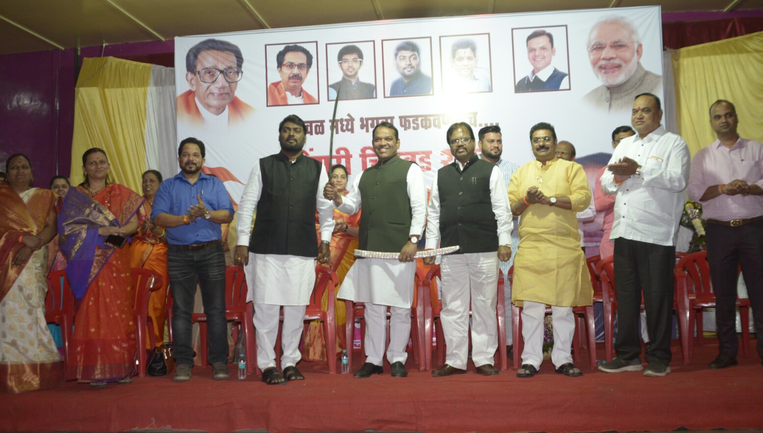 थेरगावच्या मेळाव्यात शिवसेनेचा 'हॅटट्रीक'चा निर्धार..!