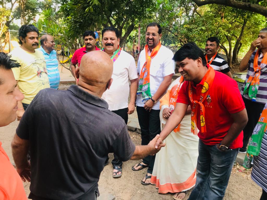 भाजप पदाधिकाऱ्यांकडून महायुतीचे उमेदवार श्रीरंग बारणेंचा संभाजीनगरमध्ये जोरदार प्रचार..!