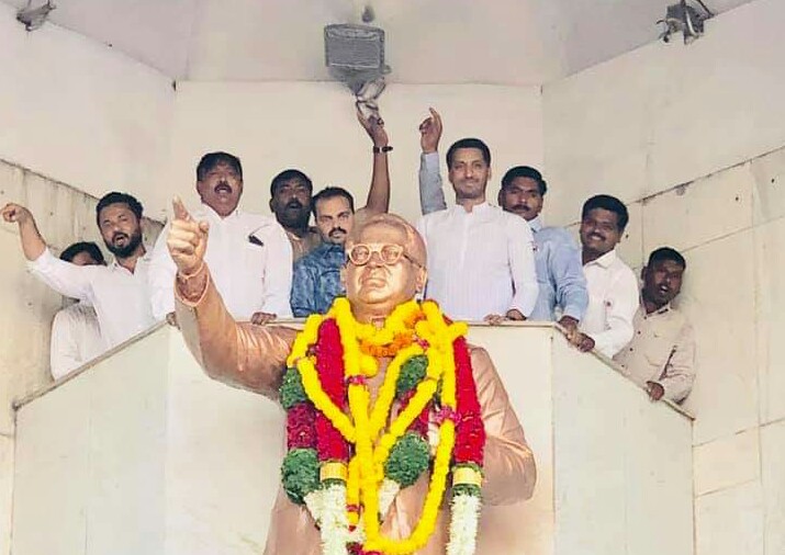 डॉ. बाबासाहेब आंबेडकर जयंतीनिमित्त पार्थ पवार यांचा मतदारसंघात अभिवादन दौरा