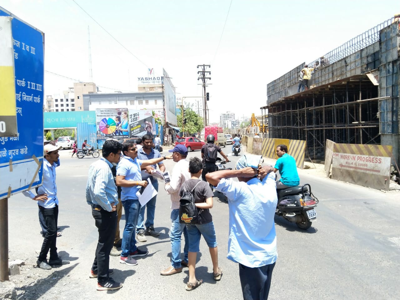 गोविंद यशदा चौक लवकरच 'सिग्नल-फ्री' होणार - नगरसेवक शत्रुघ्न काटे
