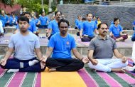 क्रांतिवीर चापेकर स्मारक समितीतर्फे चिंचवडमध्ये जागतिक योगदिन साजरा