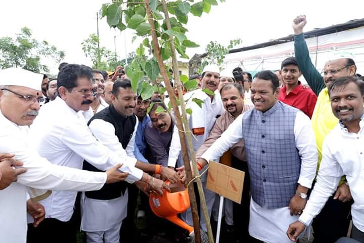 पिंपरी महापालिकेने राबविलेला वृक्षरोपणाचा उपक्रम स्तुत्य - राज्यमंत्री बाळा भेगडे