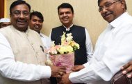 भाजपाच्या प्रदेशाध्यक्षपदी चंद्राकांत पाटील यांची निवड झाल्याबद्दल मुख्यमंत्र्यांकडून अभिनंदन