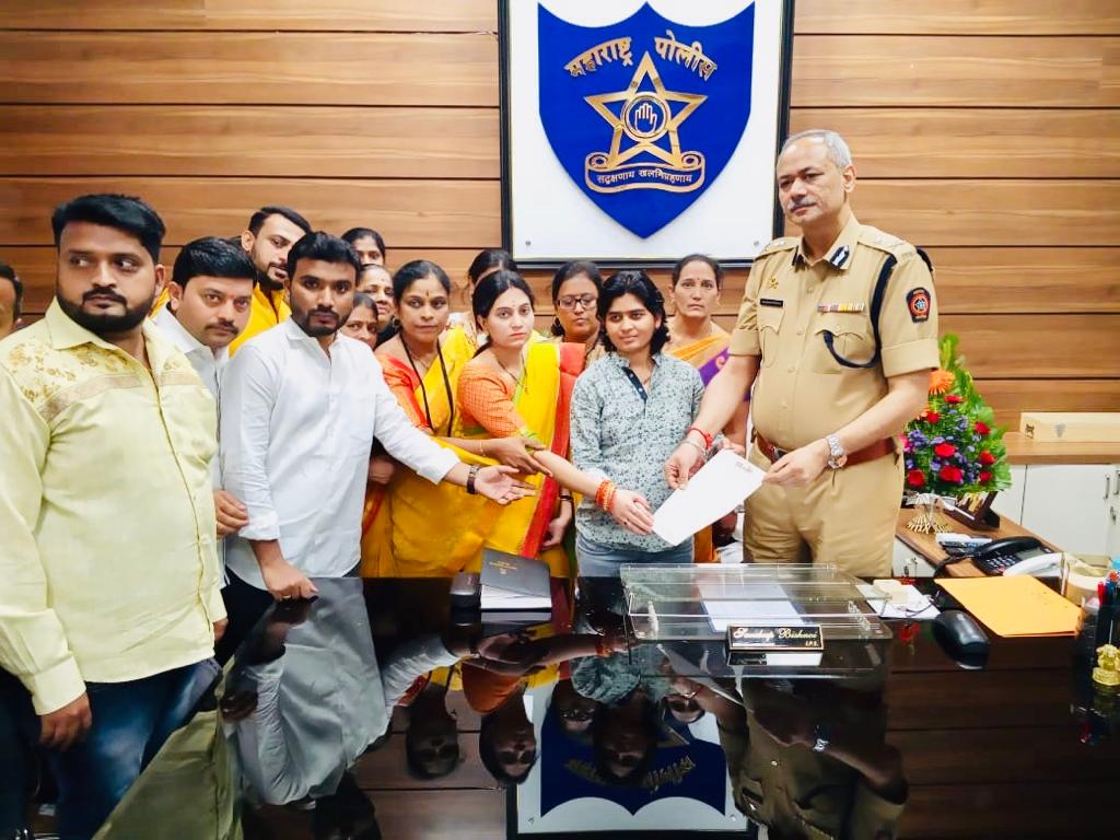 सुलभा उबाळेंना पोलीस संरक्षण द्या, युवासेनेची पोलीस आयुक्तांकडे मागणी