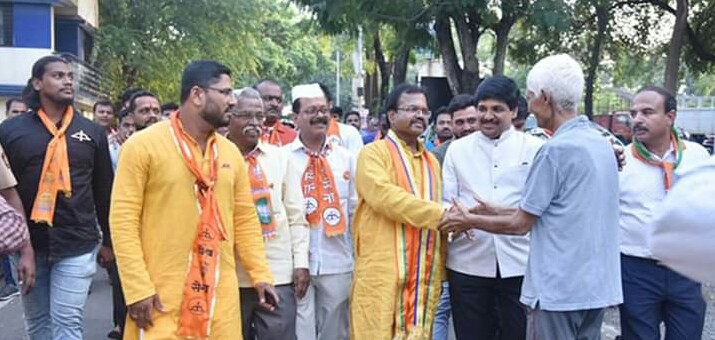 पिंपरीत शिवसेनेचे उमेदवार आमदार गौतम चाबुकस्वार यांच्या प्रचाराचा झंझावात..!